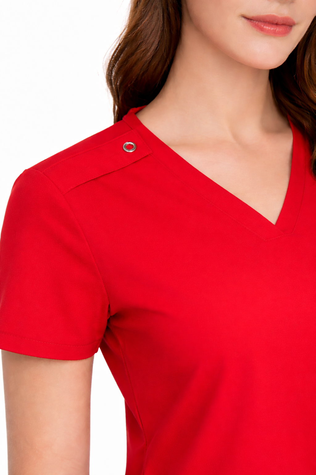 Polera Mujer Obstetricia Rojo